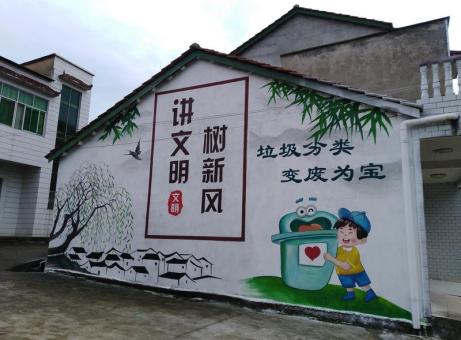 商南墙绘是现在流行的墙体广告