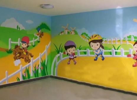 商南幼儿园墙体彩绘制作流程及注意事项