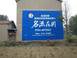 商南农村墙体广告的长尾效应