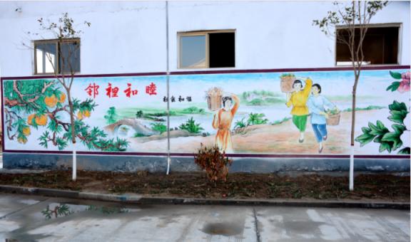 商南乡镇文化墙 乡风文明焕发新活力