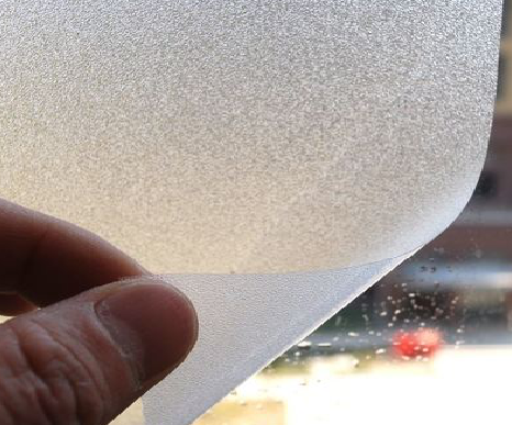 商南玻璃门外面粘广告用什么材料好？