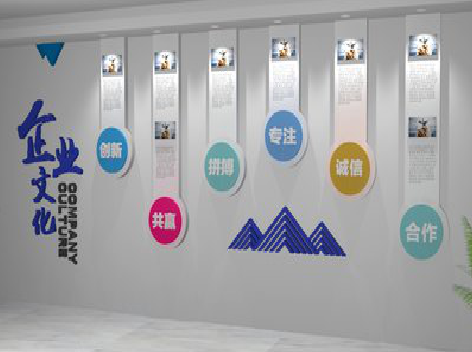 商南企业文化墙需要传递什么办公文化？